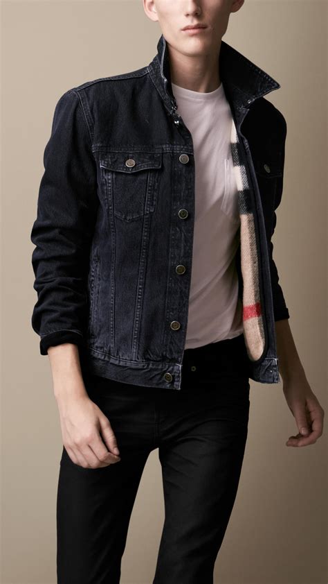 burberry brit jean jacket|burberry brit jacket men's.